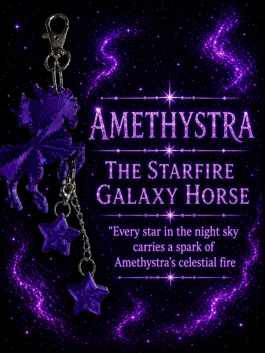 Amethystra The Starfire Galaxy Horse